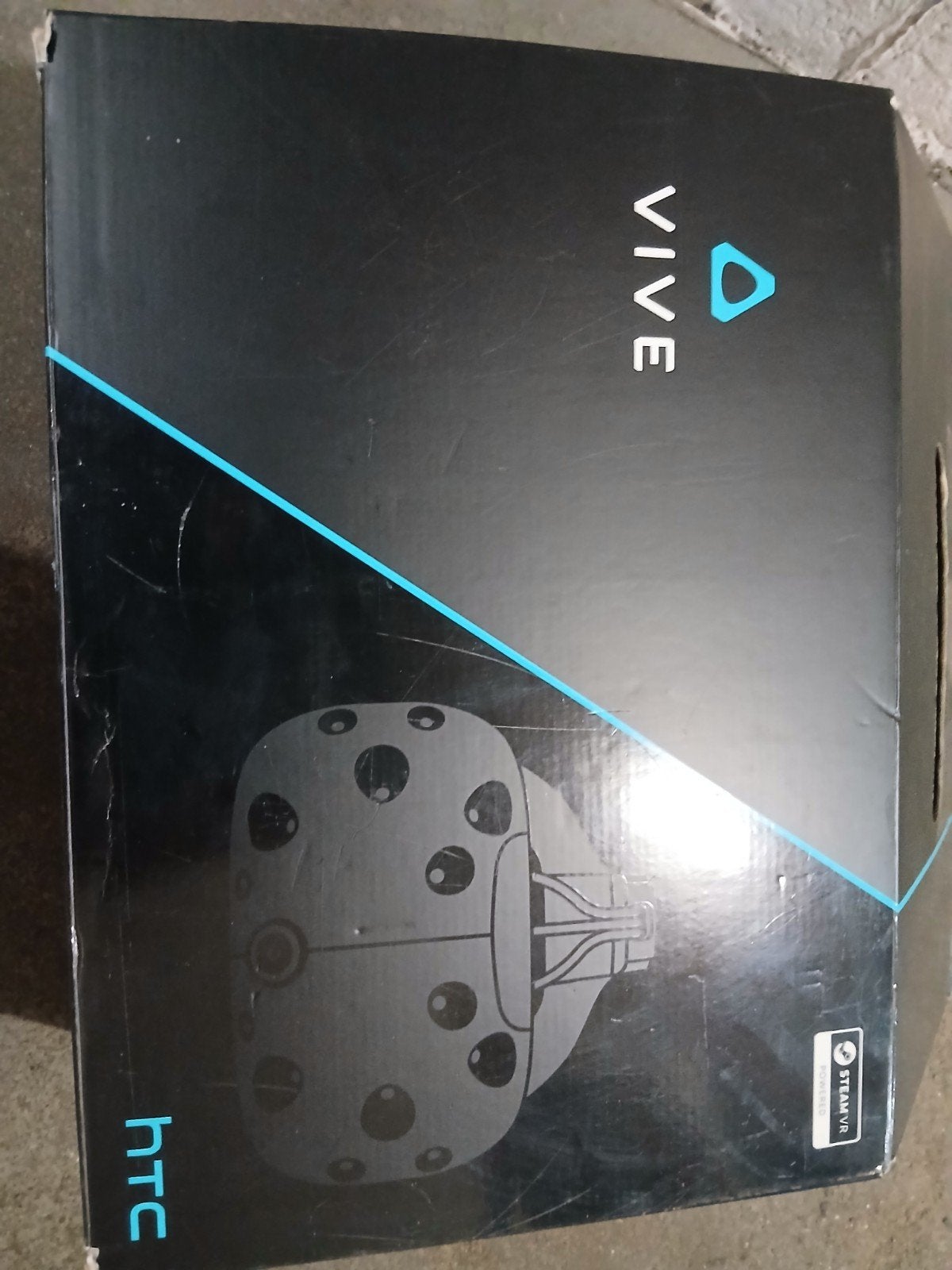 HTC Vive VR-bril met controllers en accessoires, Ophalen, Gebruikt, VR-bril, Pc