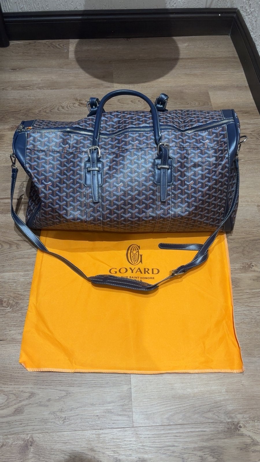 Goyard duffel bag - Blauw, Ophalen of Verzenden, Nieuw, Blauw, 30 cm of meer