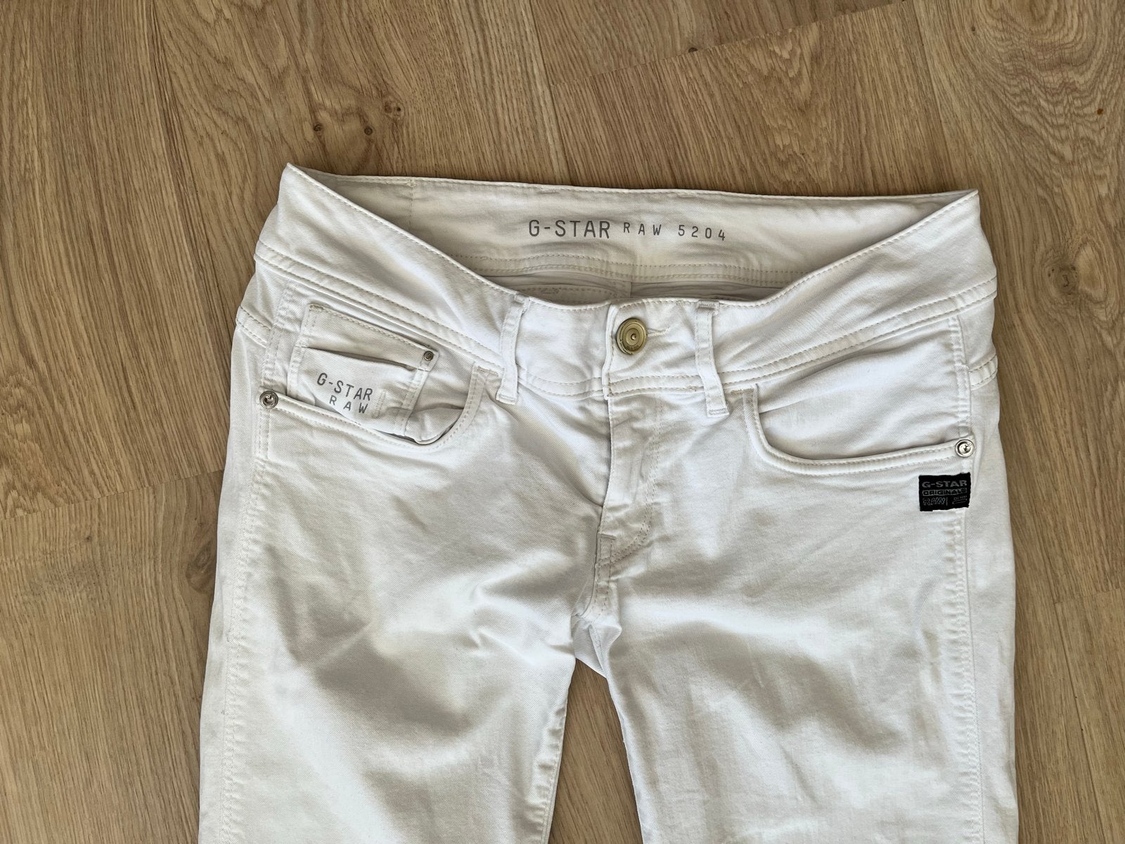 G-Star Raw 5204 Witte Jeans - Zo goed als nieuw, Ophalen of Verzenden, Zo goed als nieuw, Wit, W28 - W29 (confectie 36)