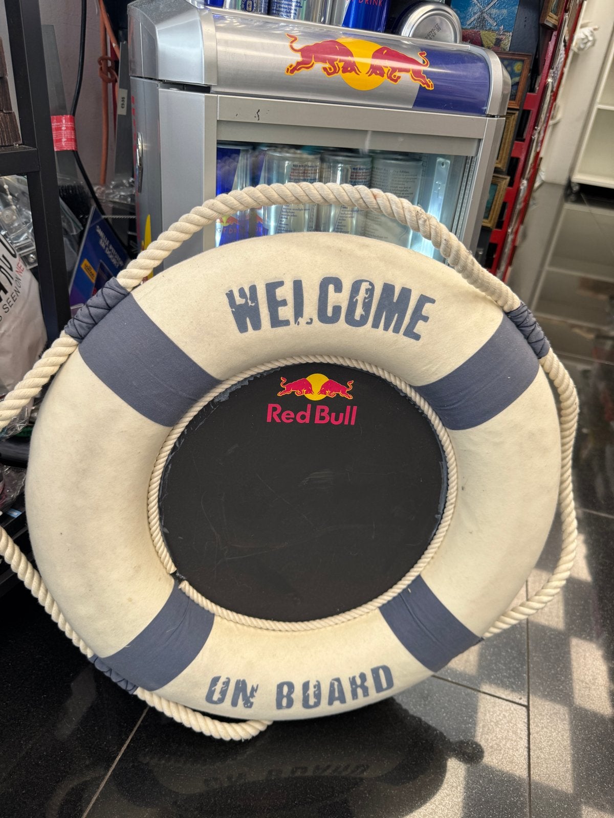 Red Bull Zwarte Boord voor Café/Restaurant - Welkom aan Boor, Verzamelen, Merken en Reclamevoorwerpen, Ophalen of Verzenden, Gebruikt