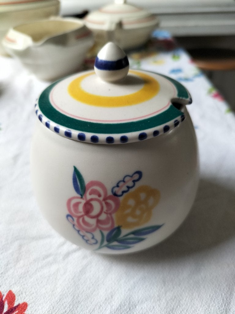 Poole pottery honing/suikerpotje jaren 50/60, Ophalen