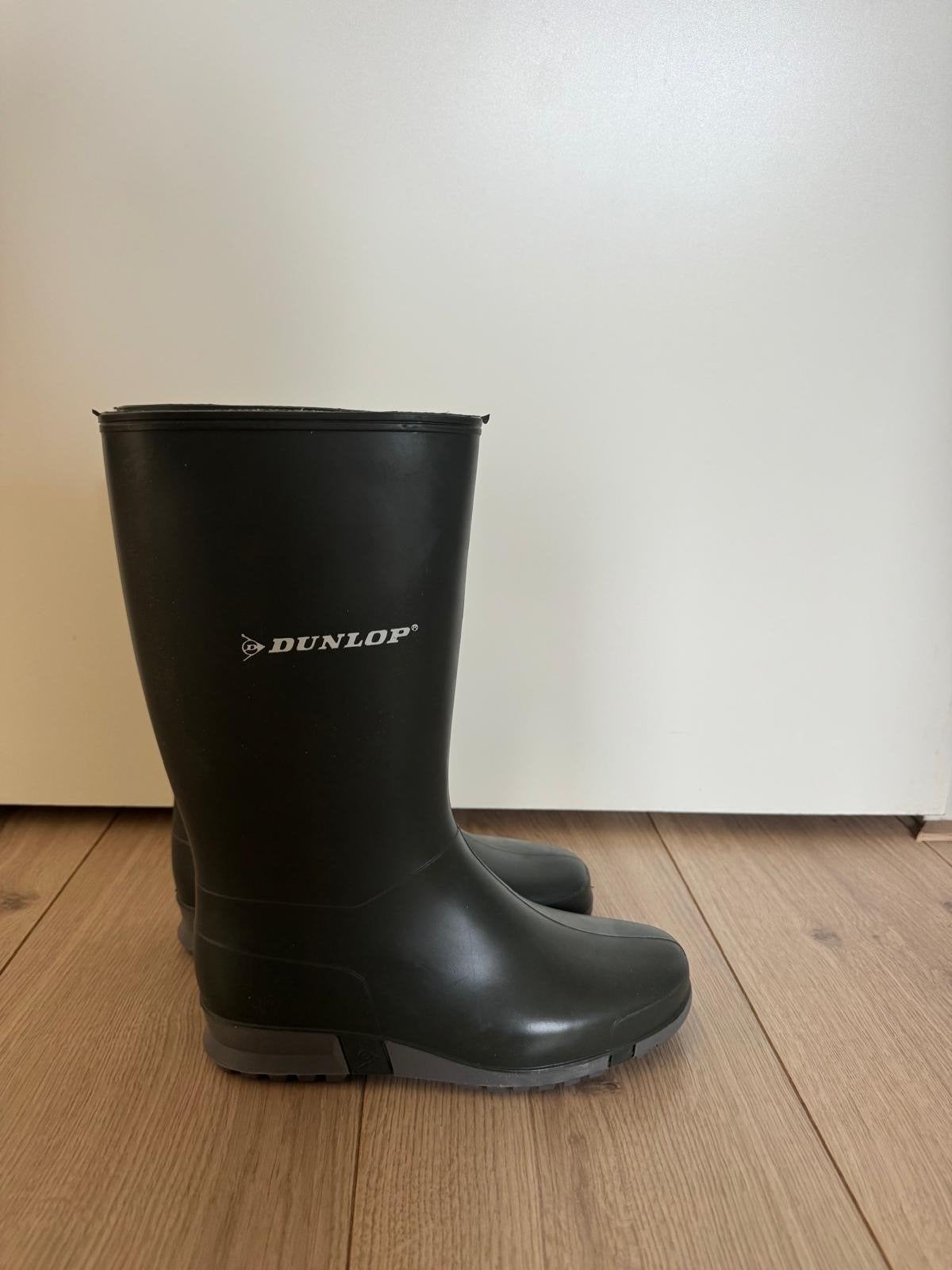 Dunlop regenlaarzen maat 36, goede kwaliteit, Ophalen, Gedragen, Zwart, Regenlaarzen