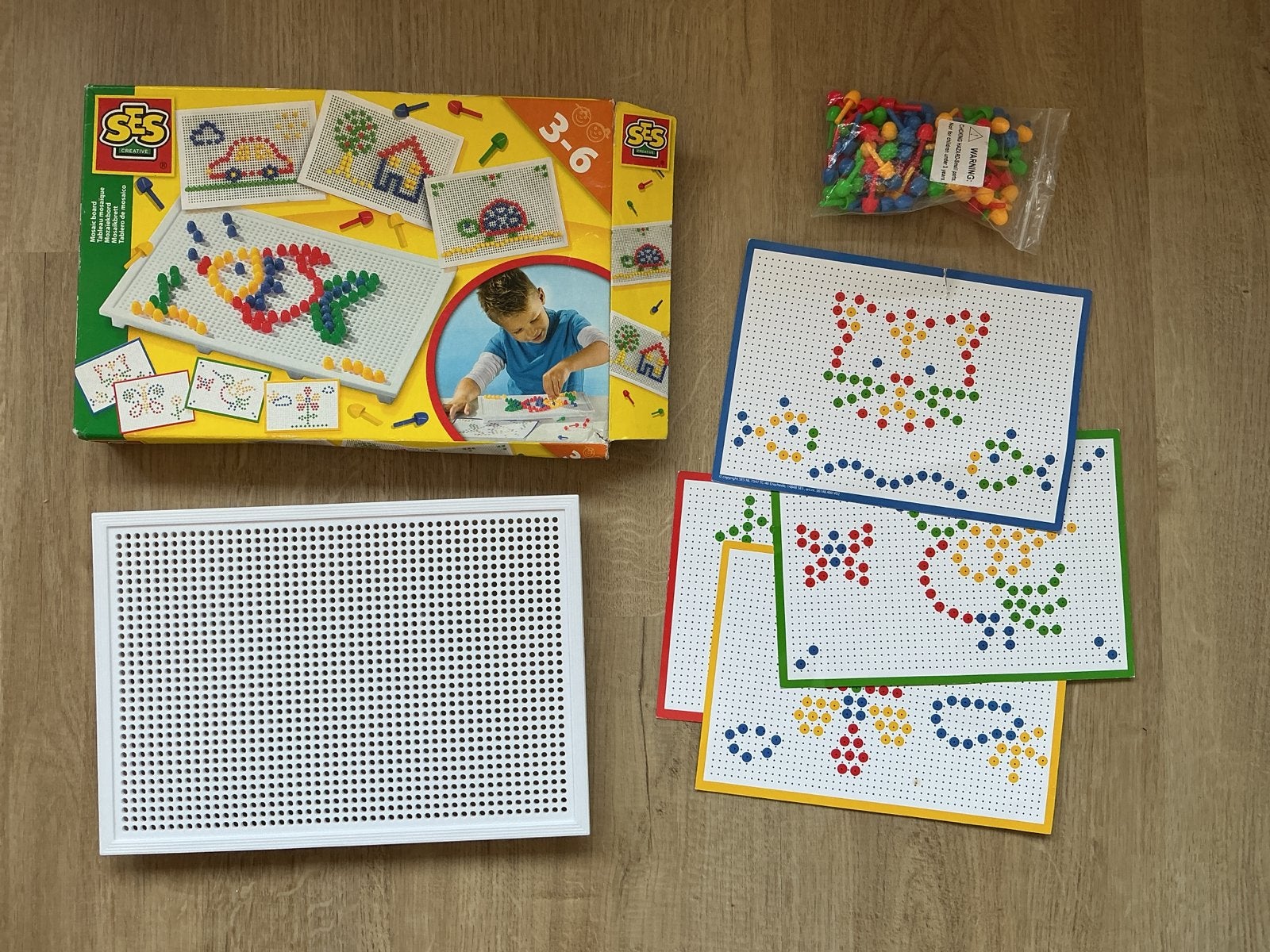 SES Creative Steekmozaïek: Creatief Plezier voor Kinderen, Kinderen en Baby's, Speelgoed | Educatief en Creatief, Ophalen of Verzenden
