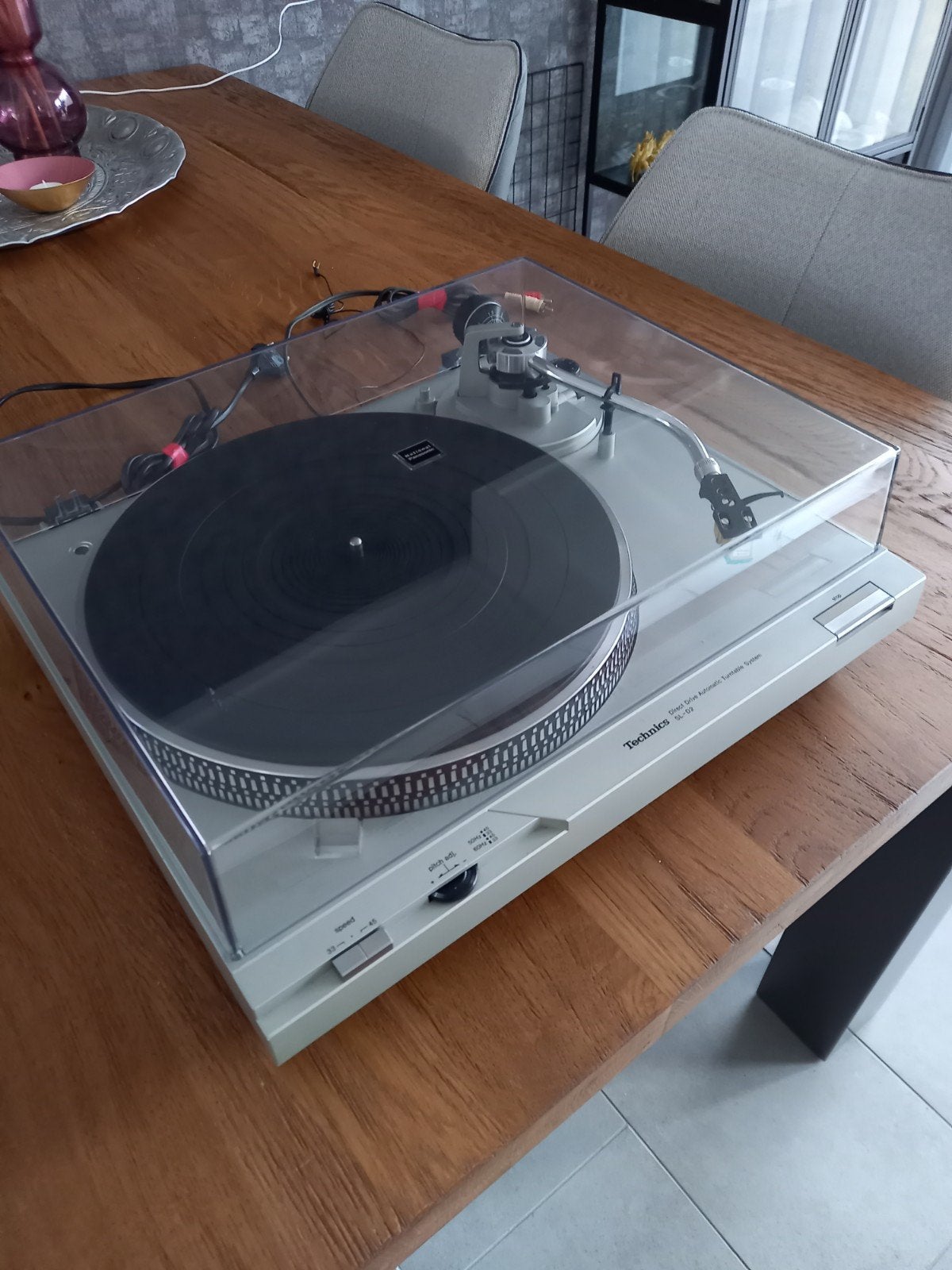 Technics sl-d2 semi automatic direct drive,platenspeler, Audio, Tv en Foto, Platenspelers, Refurbished, Pitch-regelaar, Ophalen of Verzenden