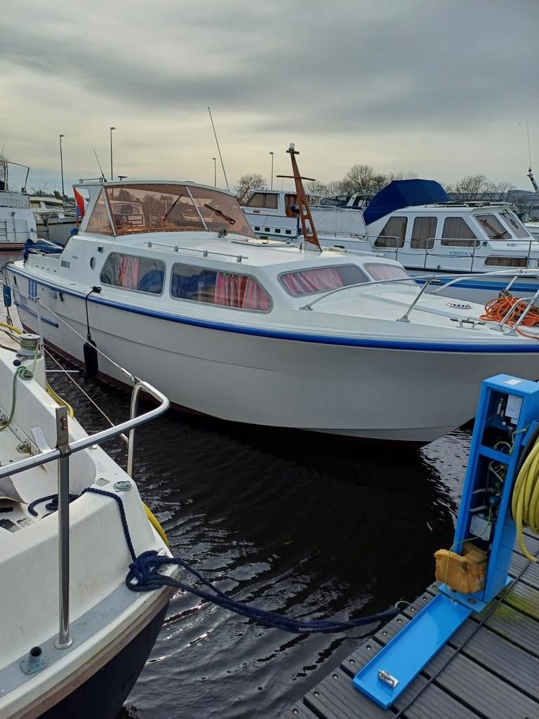Waterland 8.50 diesel met boegschroef, Watersport en Boten, Ophalen, Gebruikt, 50 pk of meer, Diesel