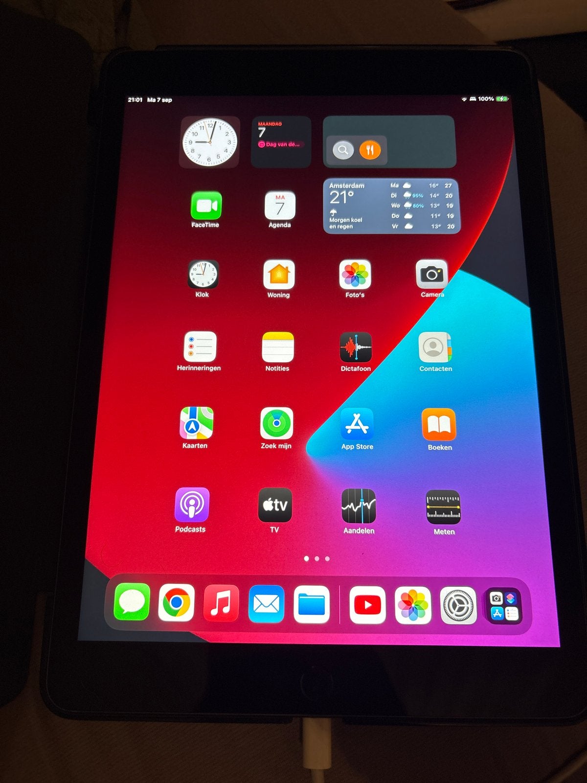 Apple iPad 8e generatie (2020), 10 inch, Gebruikt, 32 GB, Apple iPad