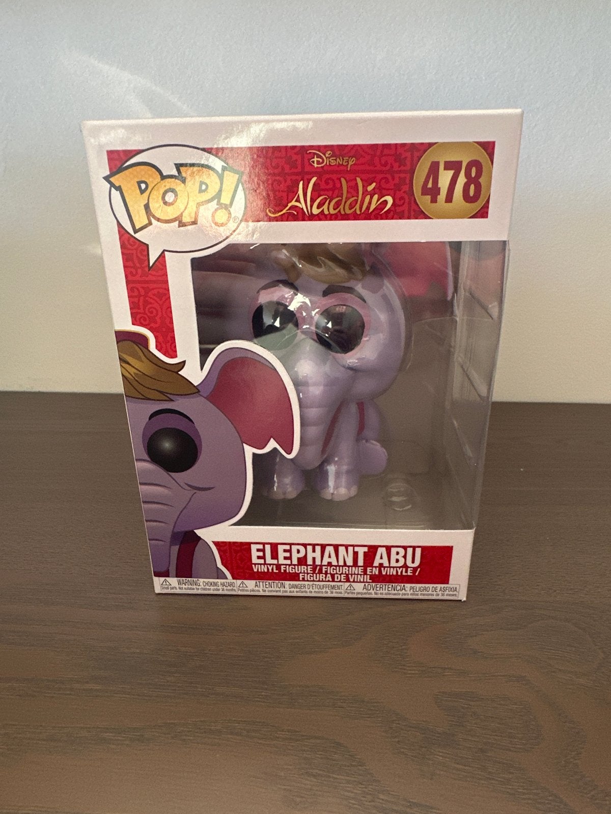 Funko Pop! Disney Aladdin - Elephant Abu #478, Ophalen of Verzenden, Nieuw