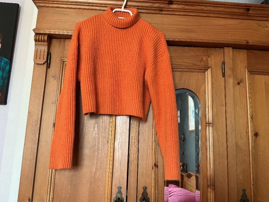 Oranje kort truitje van h&m. Maat s, Kleding | Dames, H&M, Oranje, Ophalen of Verzenden, Zo goed als nieuw