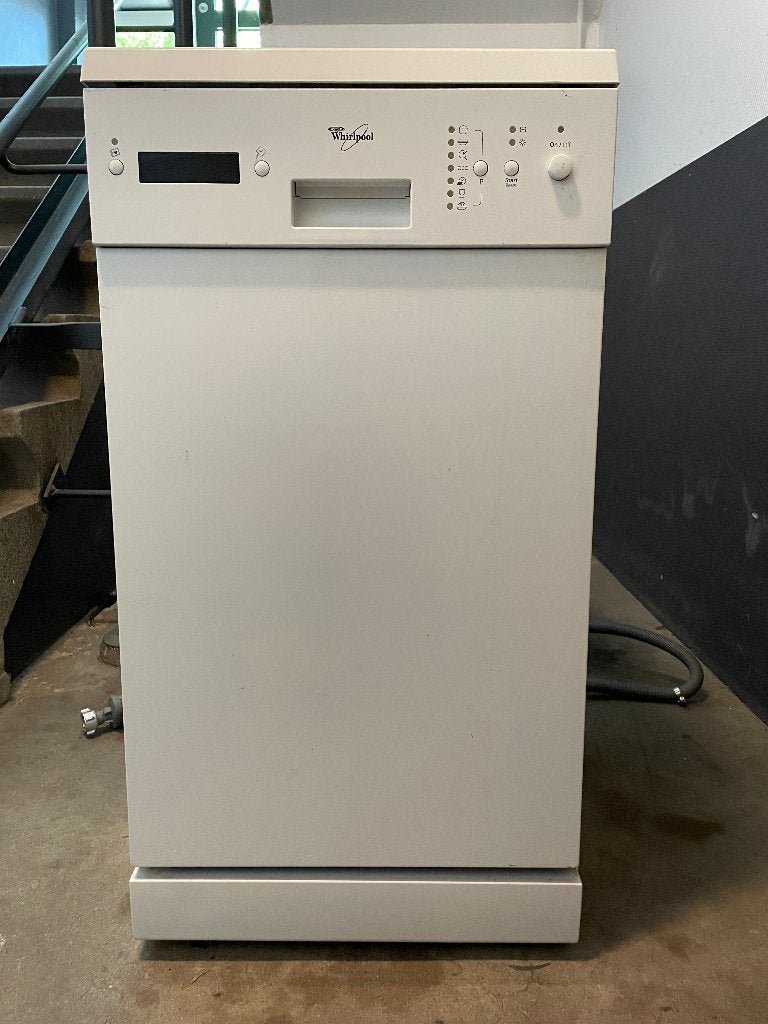 Whirlpool vaatwasmachine, Witgoed en Apparatuur, Vaatwasmachines, Ophalen, Gebruikt, Energieklasse A of zuiniger, 85 tot 90 cm