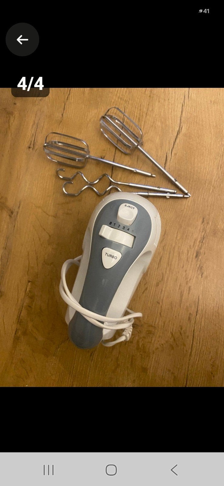 Tristar Handmixer MX-4151 - 200W met 5 snelheden, Ophalen, Gebruikt, 3 snelheden of meer