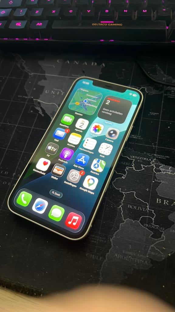 IPhone 12 128GB, Telecommunicatie, Mobiele telefoons | Apple iPhone, 128 GB, Wit, 78 %, Ophalen of Verzenden