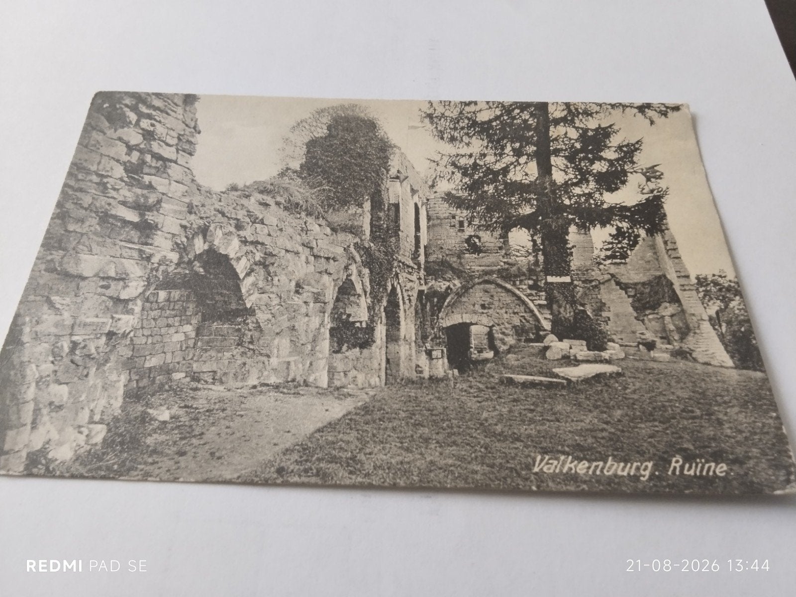 Oude ansichtkaart Valkenburg Ruïne - 1924, Ophalen of Verzenden, Voor 1920, Gelopen, Limburg