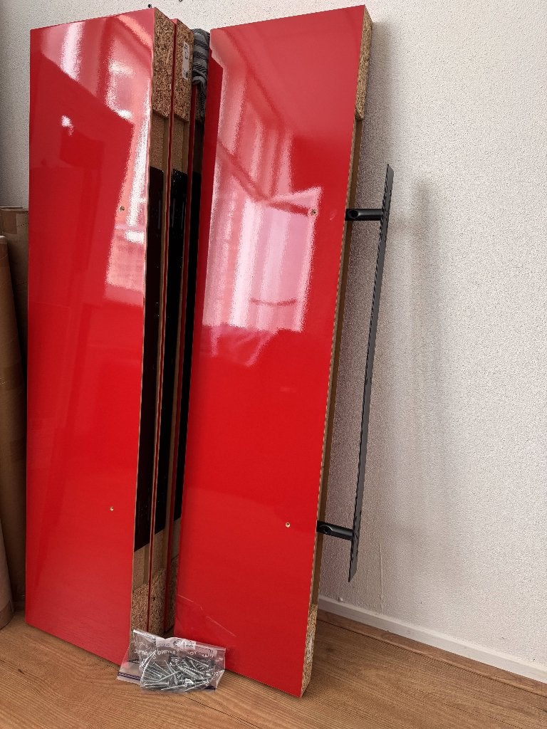 IKEA LACK Planken Rood, Huis en Inrichting, Ophalen, Zo goed als nieuw