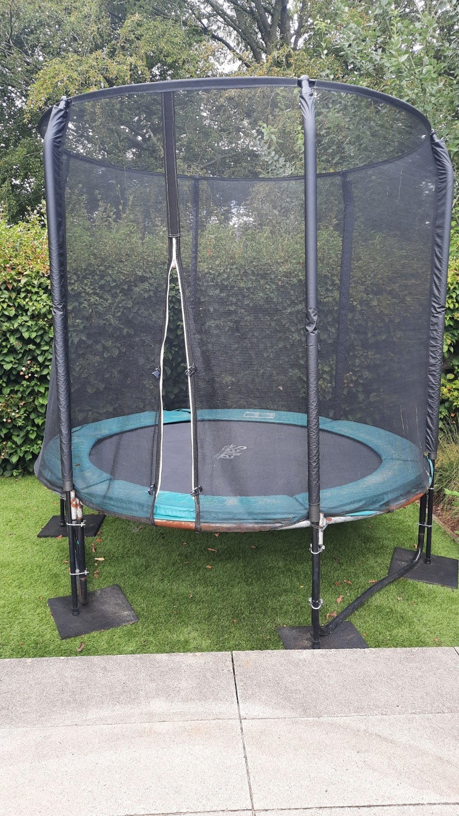 salto trampoline 2.50m doorsnee, Ophalen, Gebruikt
