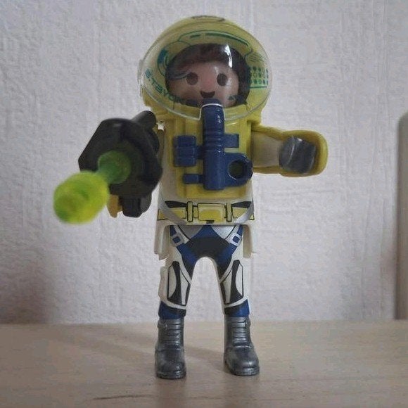 Playmobil Ruimtevaarder met Laserwapen, Kinderen en Baby's, Ophalen of Verzenden, Zo goed als nieuw