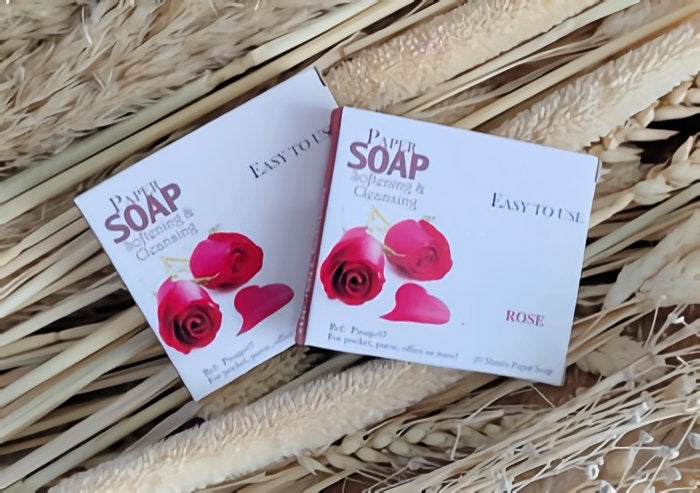 Paper Soap /Zeep Papier 7 stuks, Ophalen of Verzenden, Nieuw, Gehele gezicht, Reiniging
