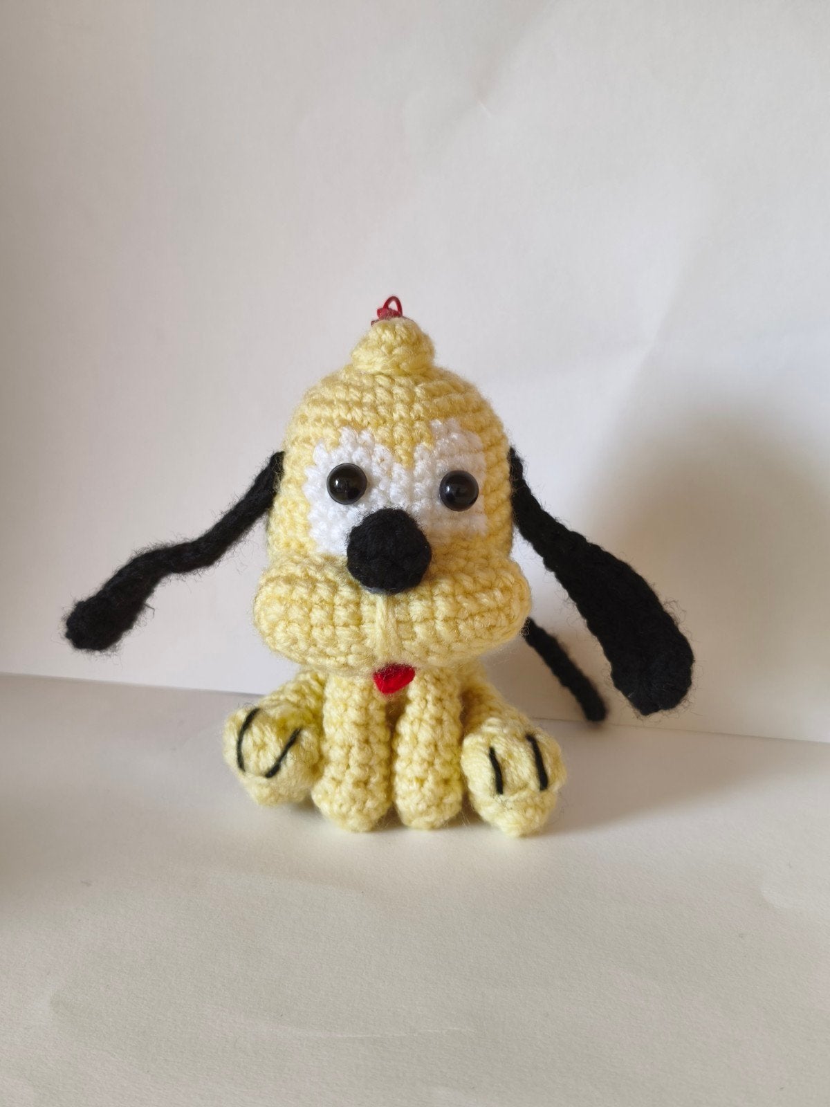 Gehaakte Lange Oren Hond Hanger | Cadeautje, Ophalen of Verzenden, Nieuw, Haken, Overige typen