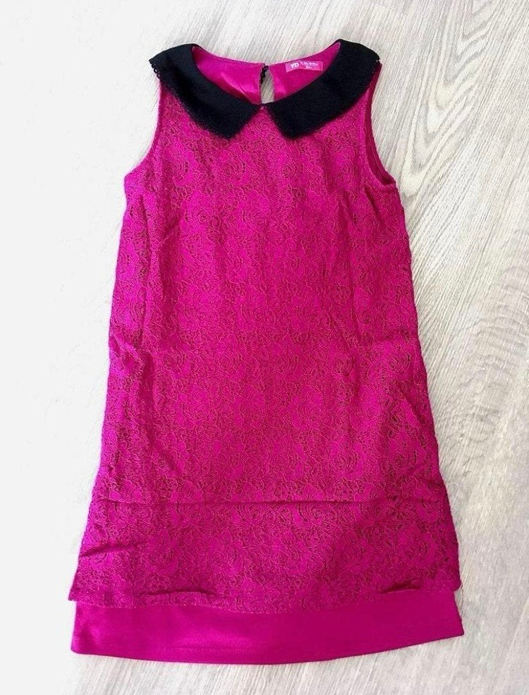 Prachtige paarse blouse tuniek met kant , maatje 158, Kinderen en Baby's, Kinderkleding | Maat 158, Ophalen of Verzenden, Zo goed als nieuw