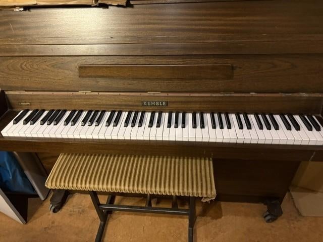 Piano, Ophalen, Gebruikt, Bruin, Piano