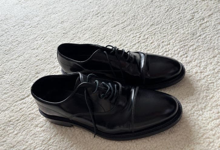 Zwarte schoenen - Heren / Black oxford formal shoes, Zwart, Ophalen of Verzenden, Werkschoenen, Gedragen
