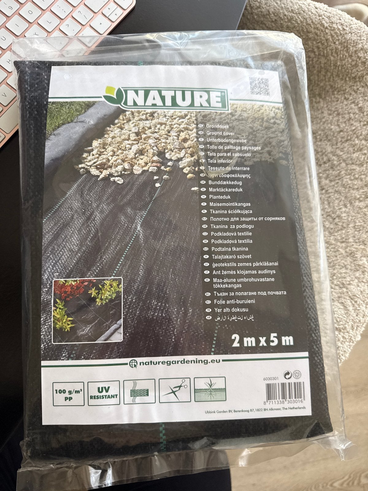 NATURE Gronddoek - 2x5m UV-bestendig, Ophalen of Verzenden, Nieuw