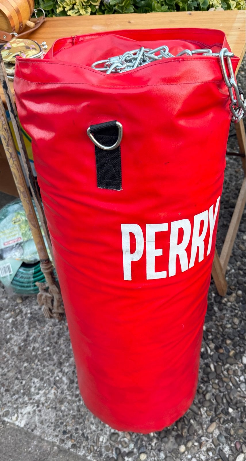 Rode Perry Bokszak met Ketting - Gebruikt, Ophalen, Gebruikt, Bokszak