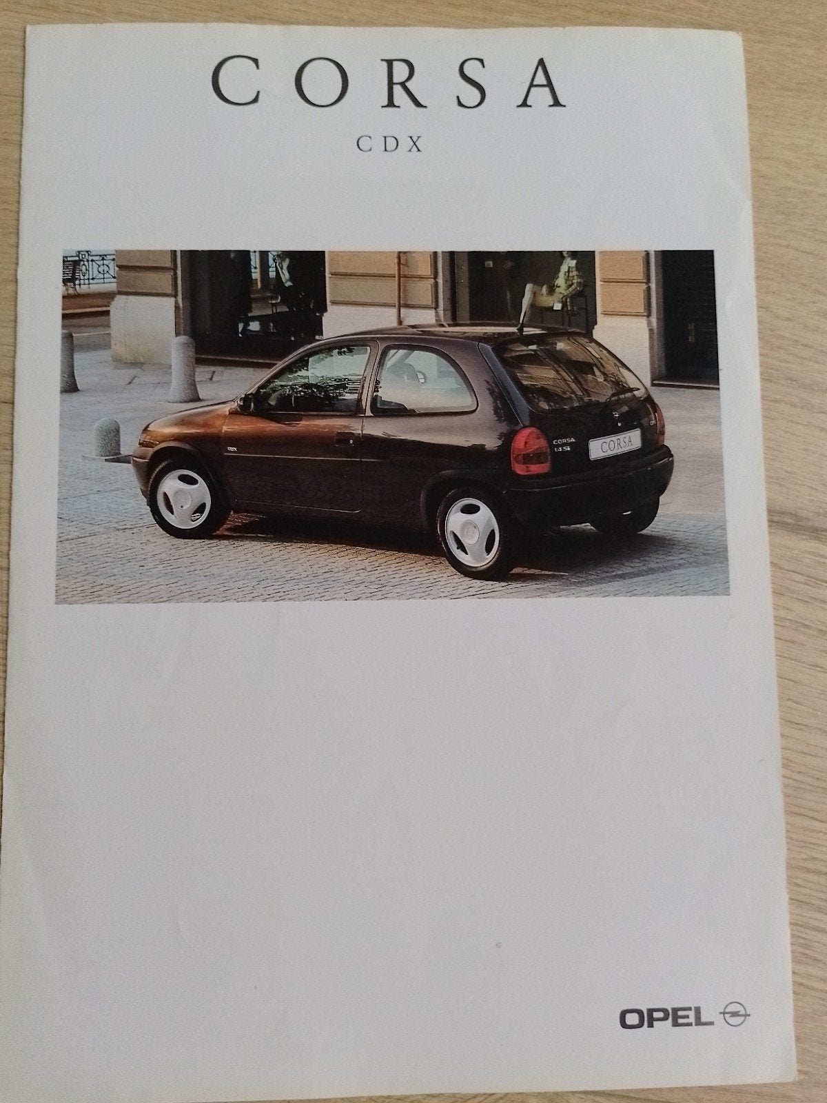 Opel Corsa CDX folder, Ophalen of Verzenden, Nieuw, Opel