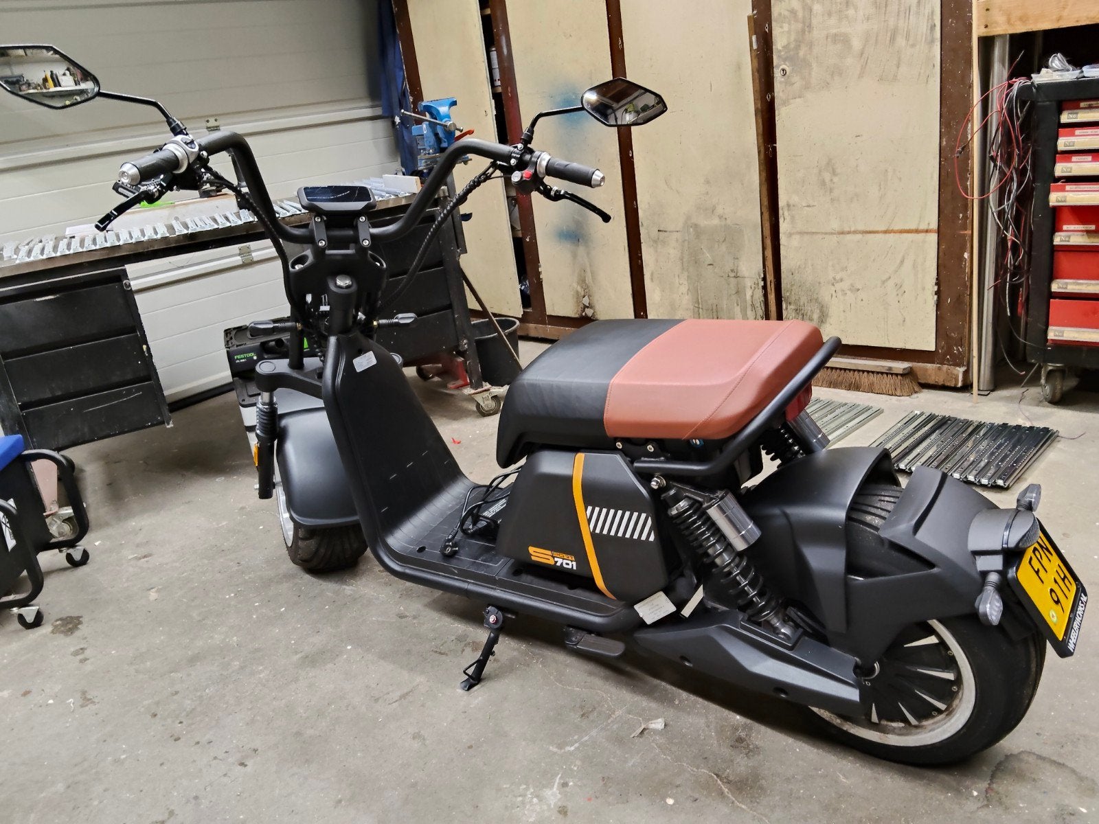 E-chopper, Ophalen, Elektrisch