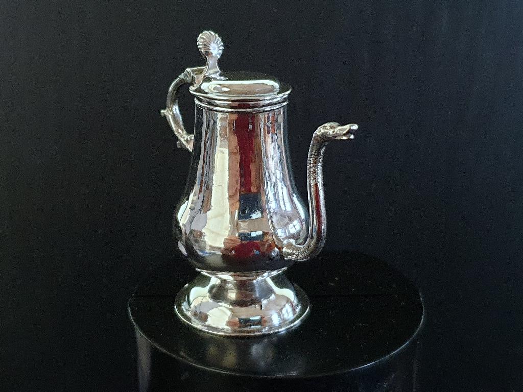 Antiek zilveren KLEPKAN als MINIATUUR Amsterdam 1756, Ophalen of Verzenden, Zilver