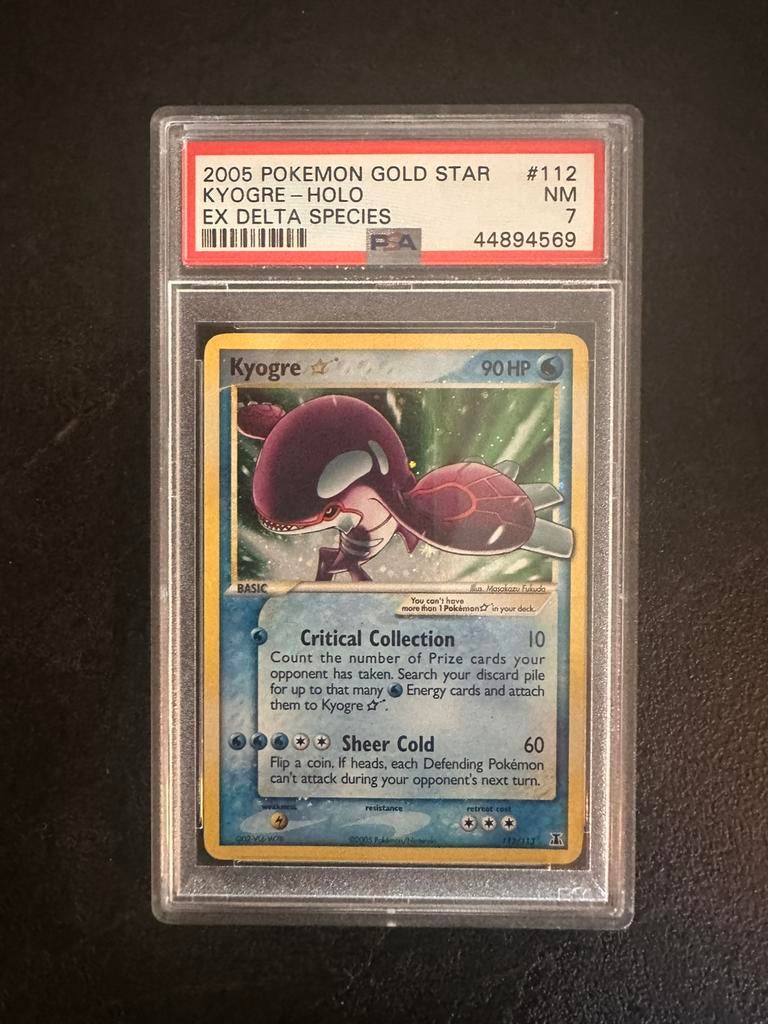 Gold star kyogre PSA 7, Ophalen, Zo goed als nieuw
