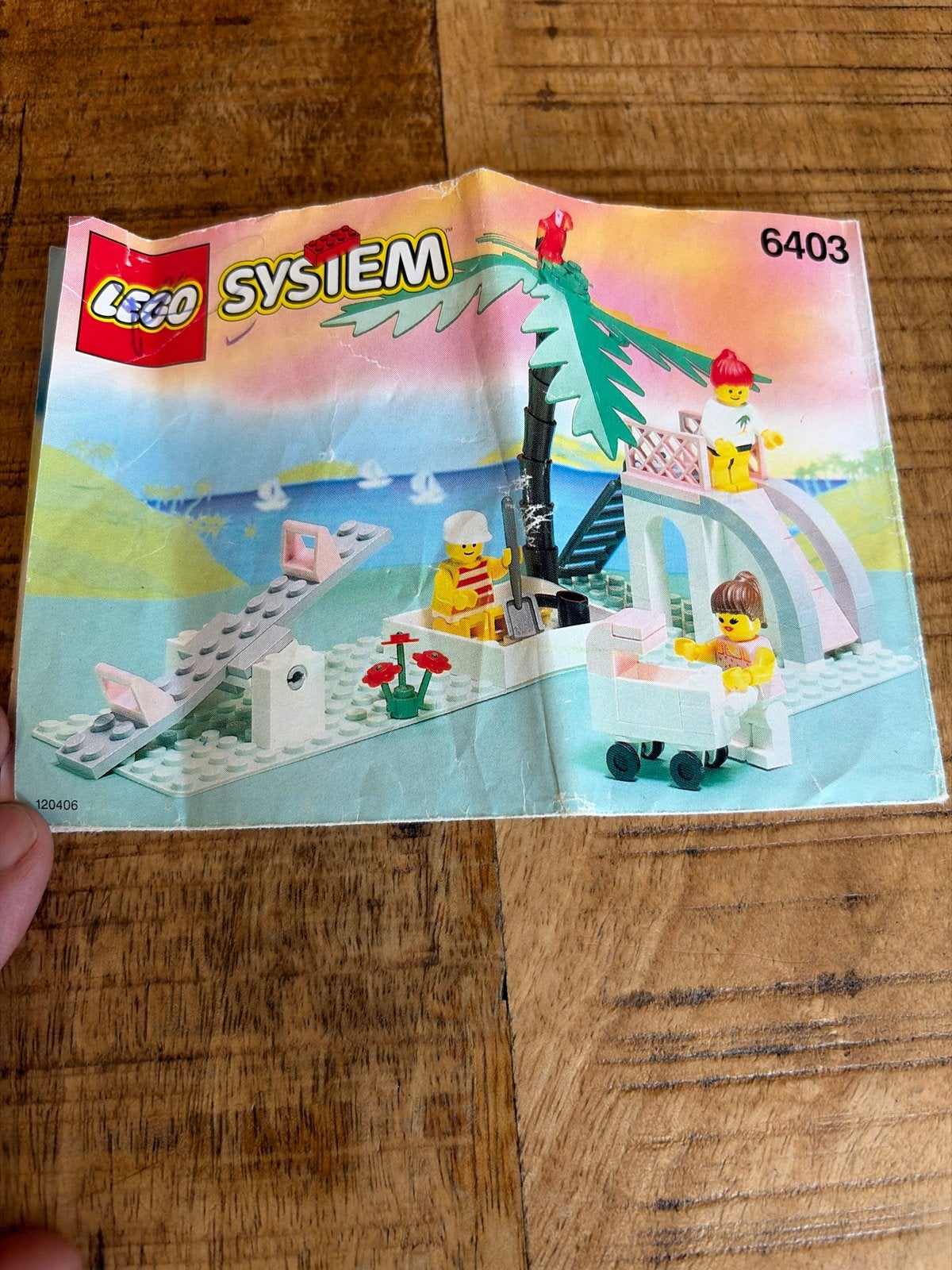Lego System 6403 - Paradijselijk Eiland Instructieboekje, Gebruikt, Overige thema's, Verzenden, Lego