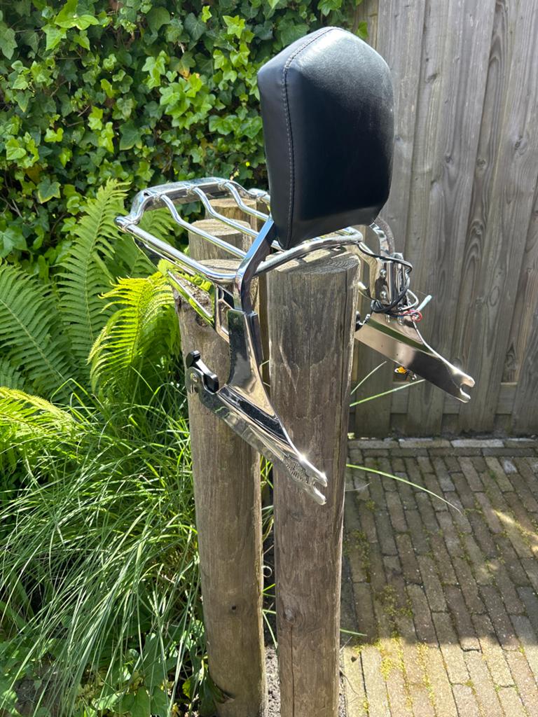 Softail rugsteun met bagagerek 2007 (200mm band), Motoren, Onderdelen | Harley-Davidson, Gebruikt, Ophalen of Verzenden