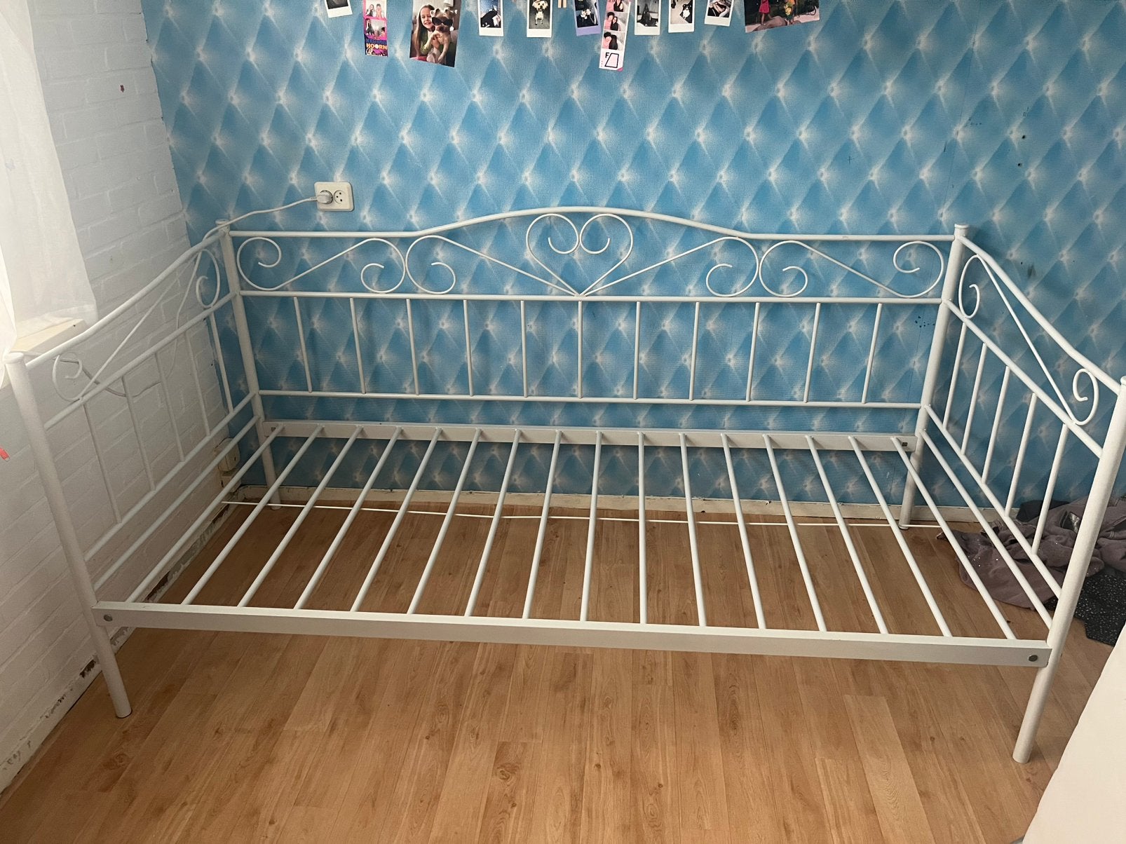 Bed frame ZONDER matras, Kinderen en Baby's, Ophalen, Gebruikt, 180 cm of meer, 85 tot 100 cm