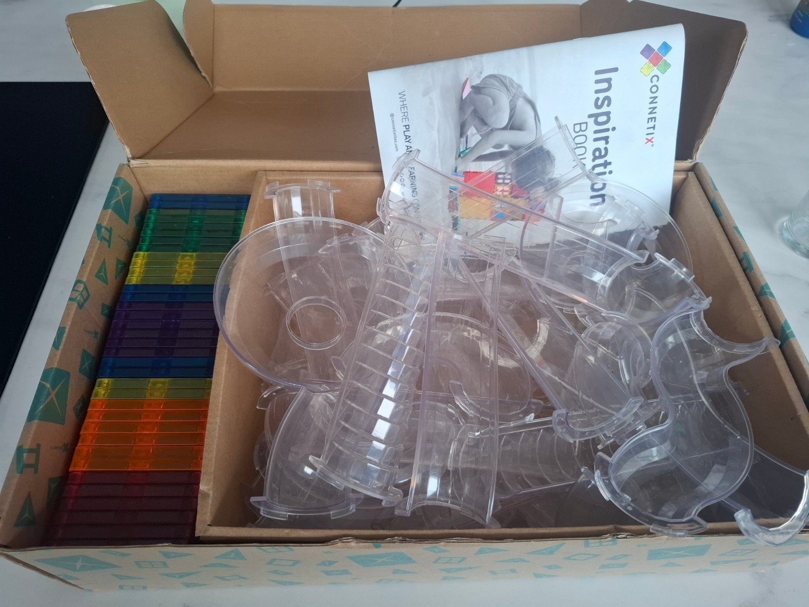 connetix kinkerbaan (ball run pack 92 stk), Kinderen en Baby's, Speelgoed | Educatief en Creatief, Ophalen of Verzenden, Zo goed als nieuw