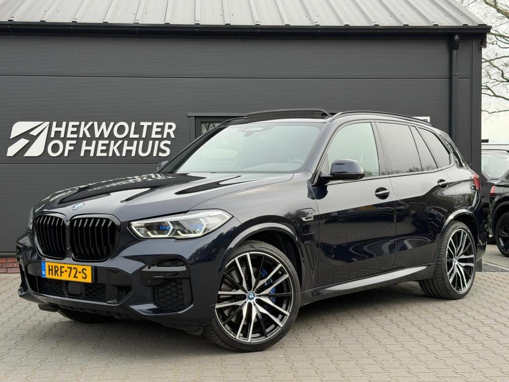 BMW X5 xDrive45e M Sport | Panodak | Trekhaak | LASER | Lede, Gebruikt, 394 pk, Zwart, Leder