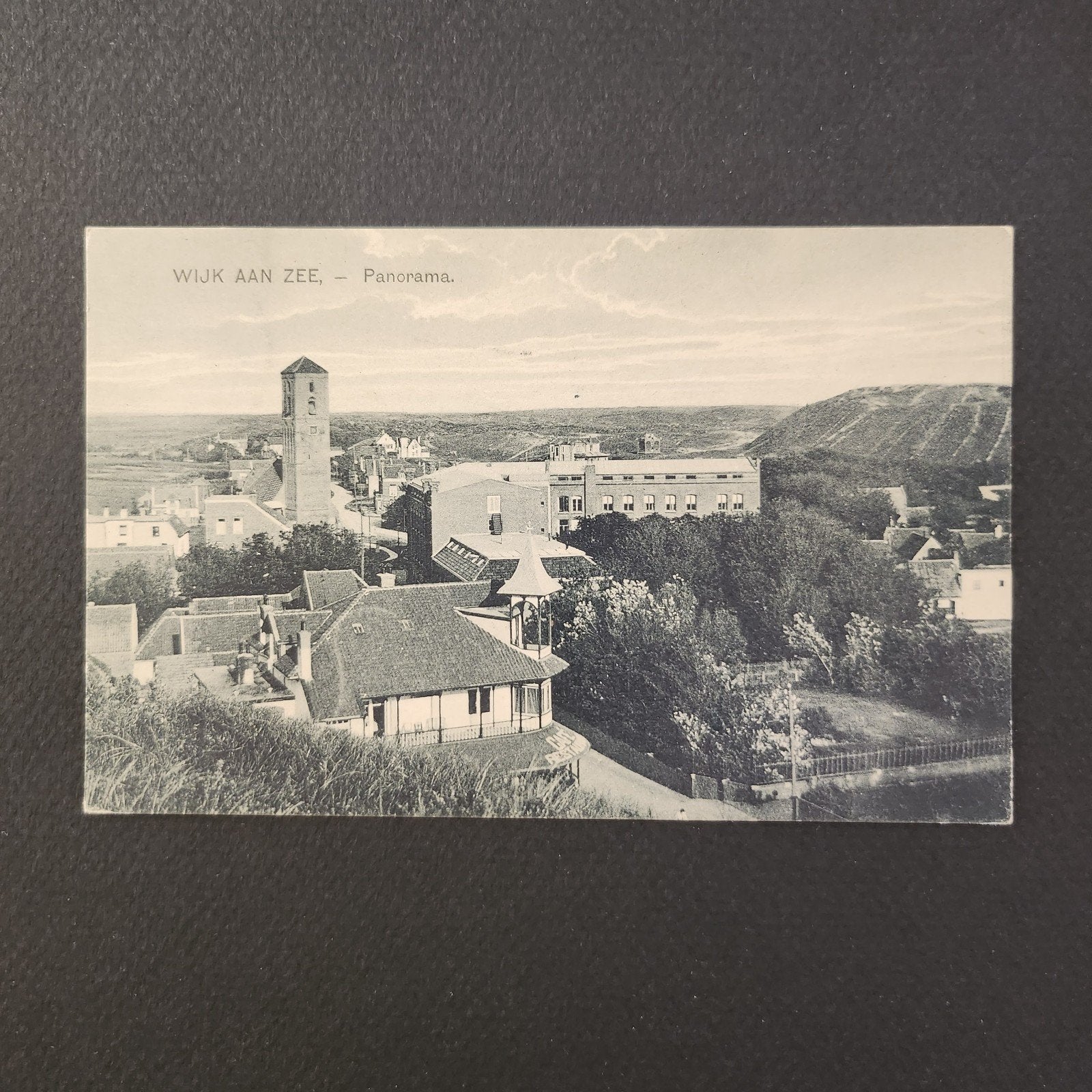 Oude ansichtkaart Wijk aan Zee - Panorama (1921), Verzamelen, Verzenden, 1920 tot 1940, Gelopen, Noord-Holland