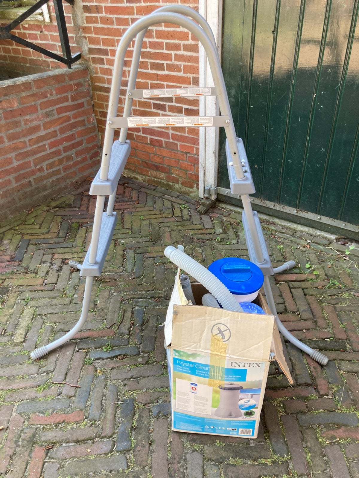 Zwembadpomp, filter, trap voor zwembad, Tuin en Terras, Zwembad-toebehoren, Ophalen, Gebruikt, Zwembadpomp
