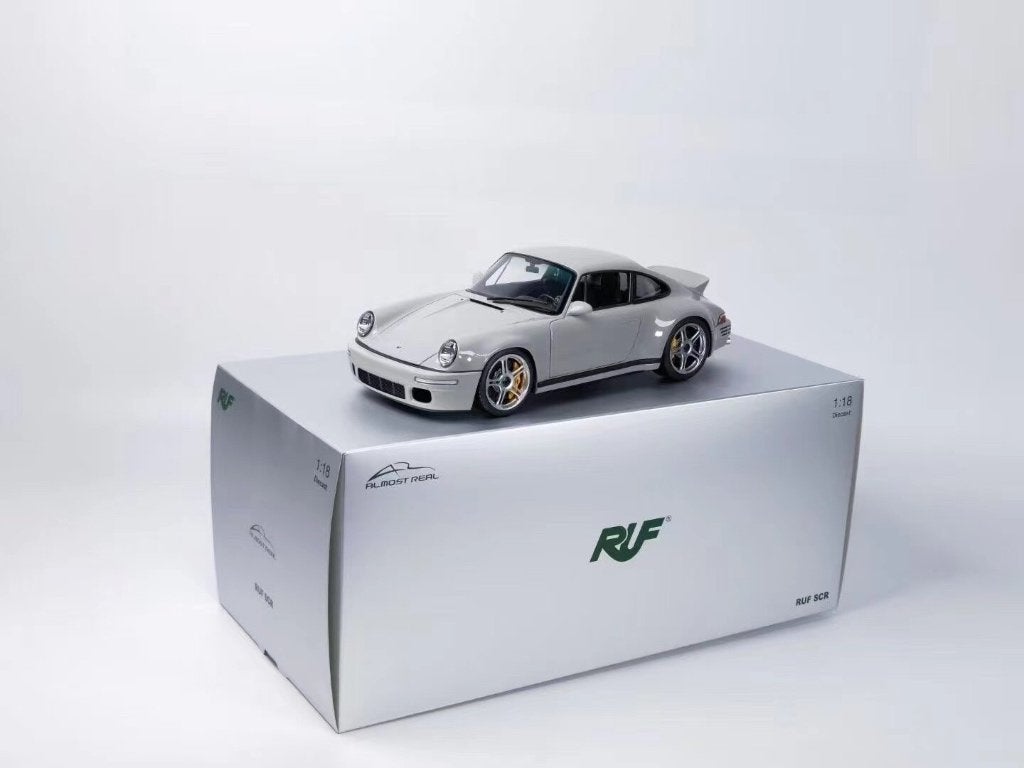 Almost Real 1:18 Porsche 911 RUF SCR 2018 Diecast Gray Nieuw, Ophalen of Verzenden, Nieuw, Auto, Overige merken