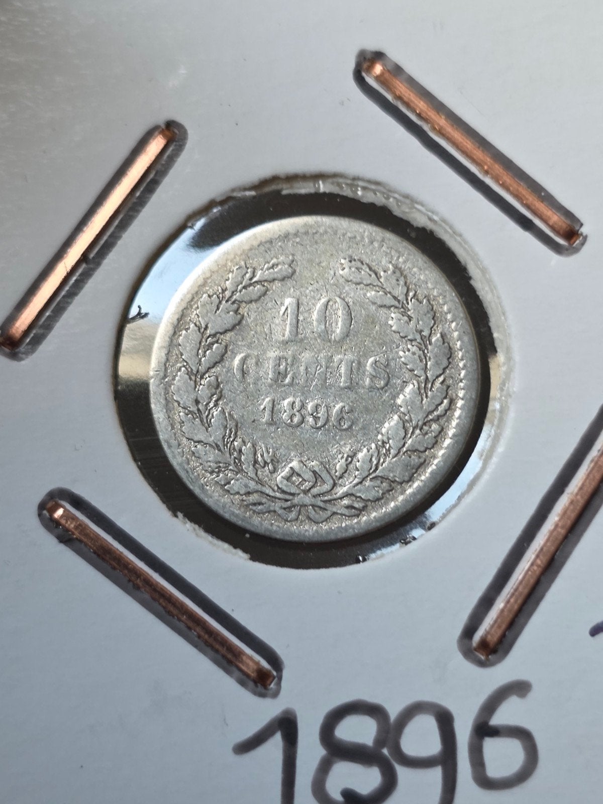 10 cent 1896 Nederland, Verzenden, Zilver, 10 cent, Koningin Wilhelmina
