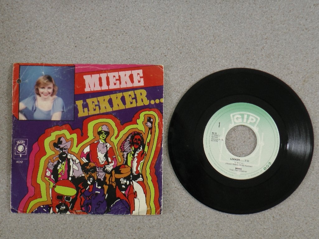 Mieke - Lekker VINYL SINGLE, Gebruikt, 7 inch, Nederlandstalig, Fotohoes