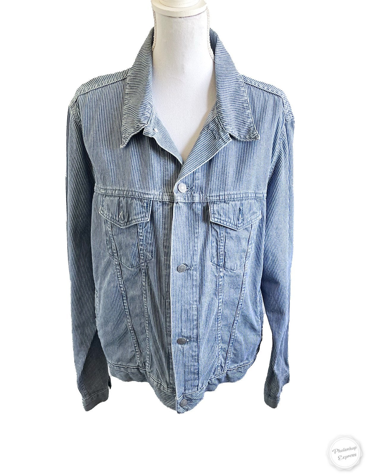 Mooue spijkerjas van Tommy Hilfiger L, Contact.nl@service.tommy.com, Blauw, Danzigerkade 165 1013AP Amsterdam, Ophalen of Verzenden