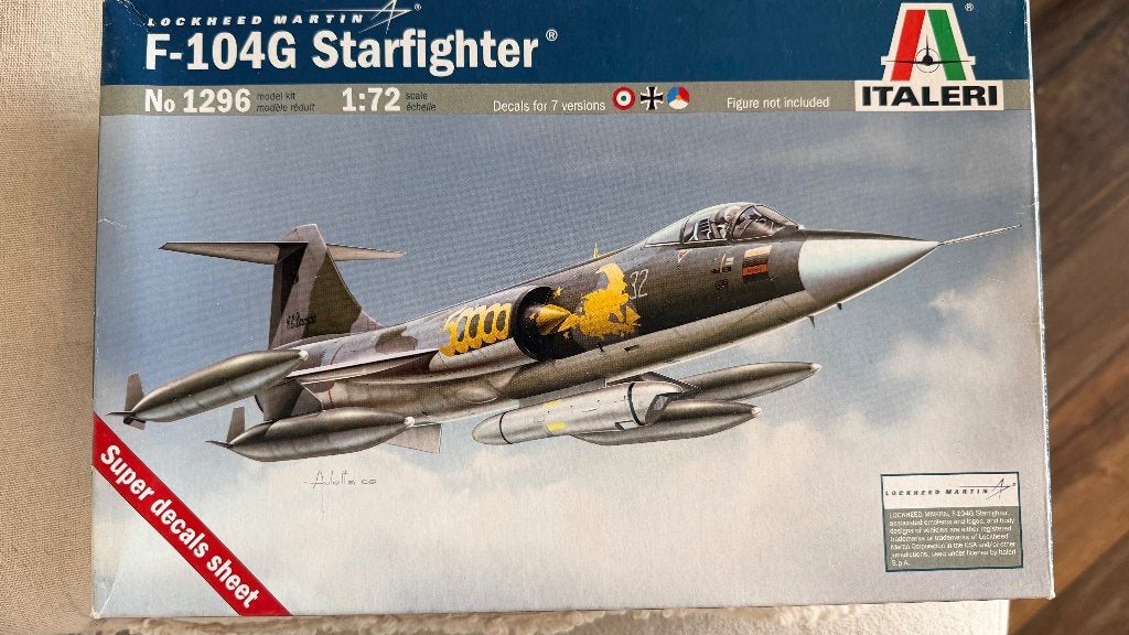 Italeri F-104G Starfighter – 1:72, 1:72 tot 1:144, Italeri, Nieuw, Ophalen of Verzenden