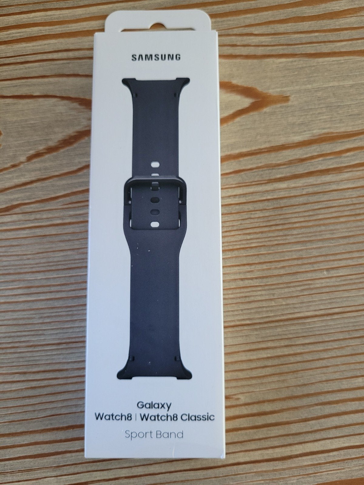 sportband galaxy watch8 classic, Verzenden, Zwart, Android