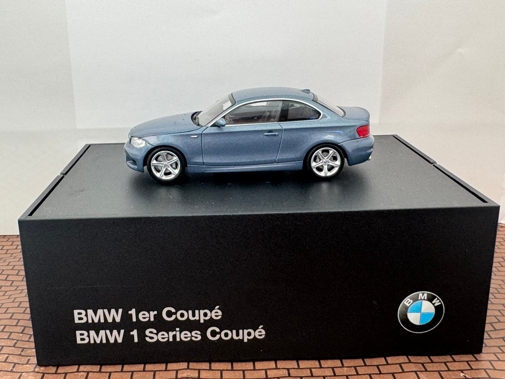 Bmw 1 Serie Coupé Blauw 2008 Minichamps 1:43, Hobby en Vrije tijd, Ophalen of Verzenden, Zo goed als nieuw, Auto, MiniChamps