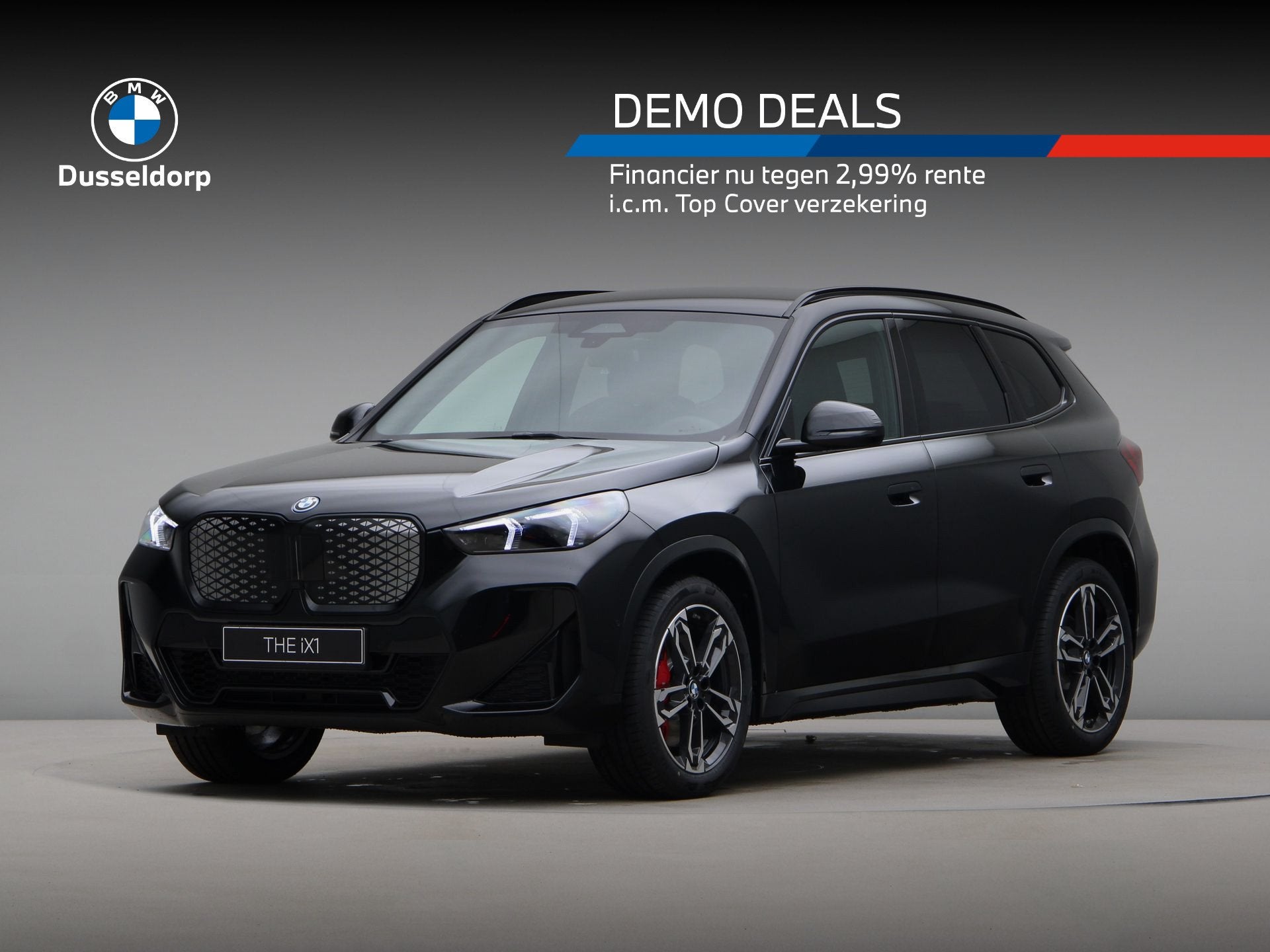 BMW iX1 eDrive20 67 kWh M Sport Pro (bj 2026, automaat), Automatische klimaatregeling, Gebruikt, Met garantie (alle), Zwart