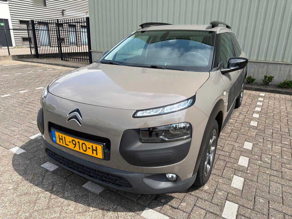 Citroen C4 Cactus 1.2 Shine|Automaat|NAP|Boekjes, Auto's, Bruin, 82 pk, 23 km/l, Origineel Nederlands
