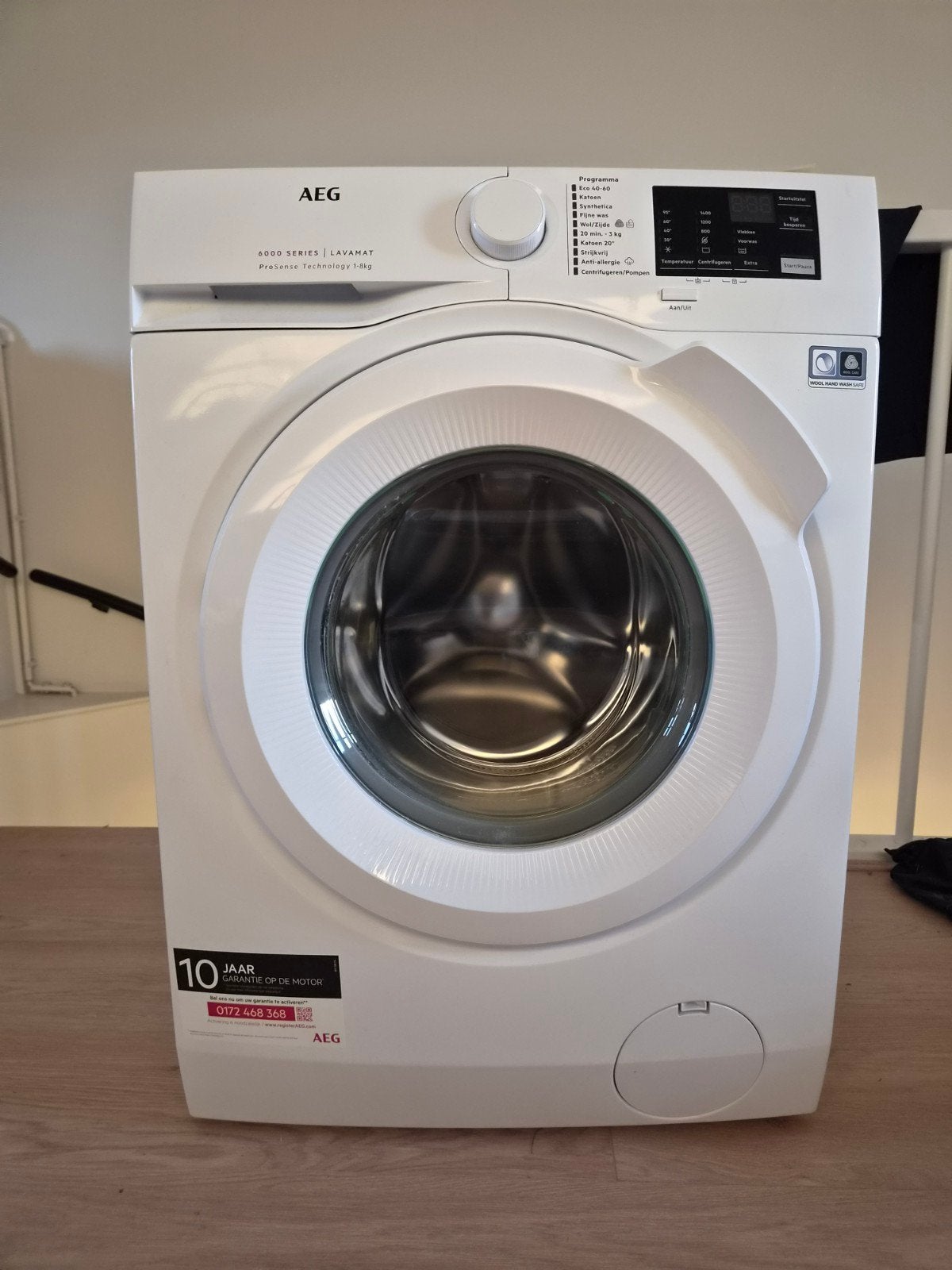 AEG 6000 Series Lavamat Wasmachine - Zo goed als nieuw, Energieklasse A of zuiniger, Ophalen of Verzenden, Zo goed als nieuw, Voorlader