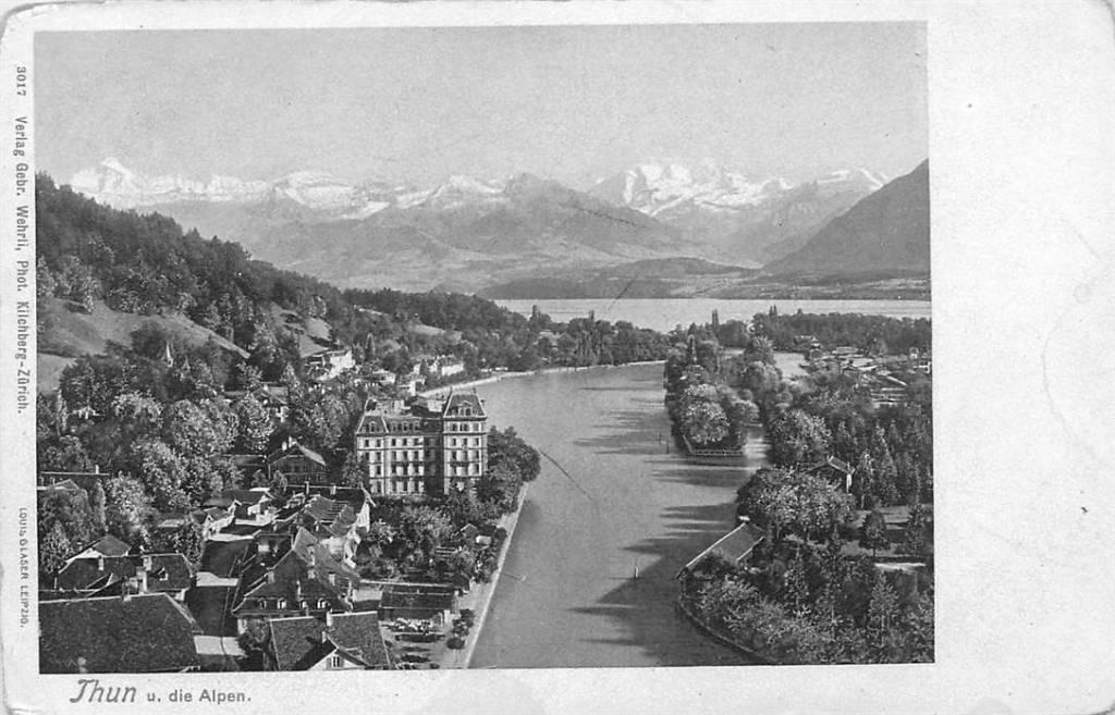 381-416-027 Thun Die Alpen, Verzenden, Voor 1920, Overig Europa