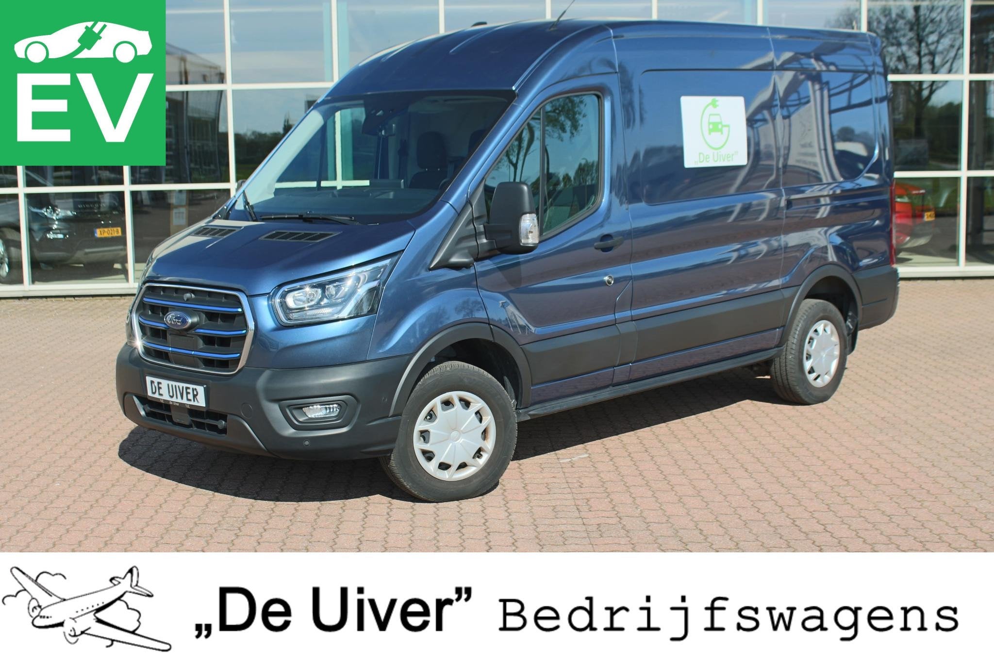 Ford E-Transit 350 L2H2 Trend 68 kWh Pro Power on board, Nav, Gebruikt, 2434 kg, 184 pk, Ford
