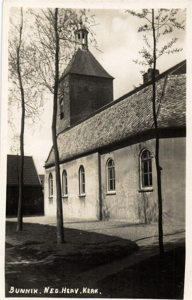 Bunnik. Ned. Herv. Kerk. - ongelopen, Ophalen of Verzenden, 1940 tot 1960, Ongelopen, Noord-Brabant